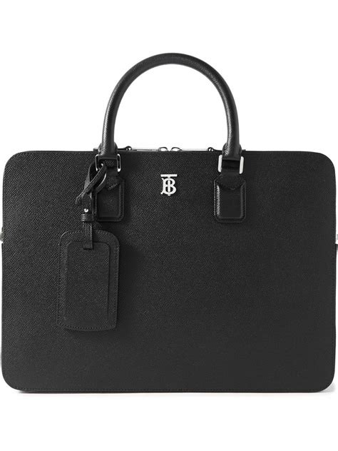 burberry leather document case|Burberry briefcase.